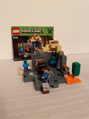 LEGO Retired Minecraft #21119 “The Dungeon” Complete Set